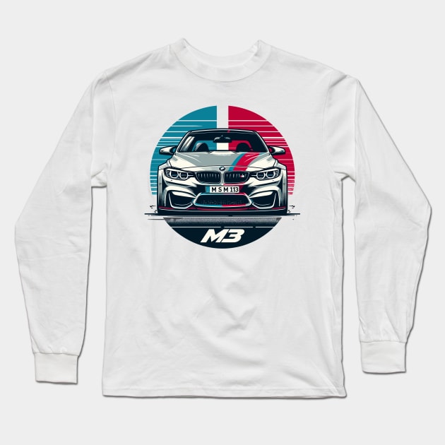 BMW M3 Long Sleeve T-Shirt by Vehicles-Art